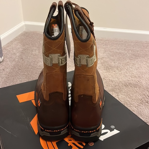 Timberland Pro AG Boss Independence Pull On Boots Live Free Or Die WIDE Mens 8 main image 9